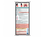 WhiteCoat Clipboard® Trifold - White Respiratory Therapy Edition
